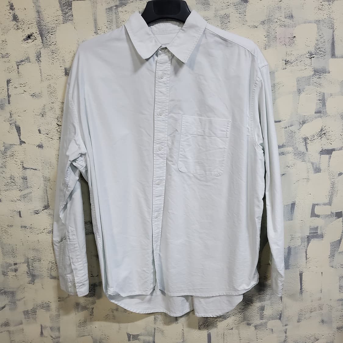 마인드브릿지 카라 긴팔 화이트 셔츠  상품이미지1