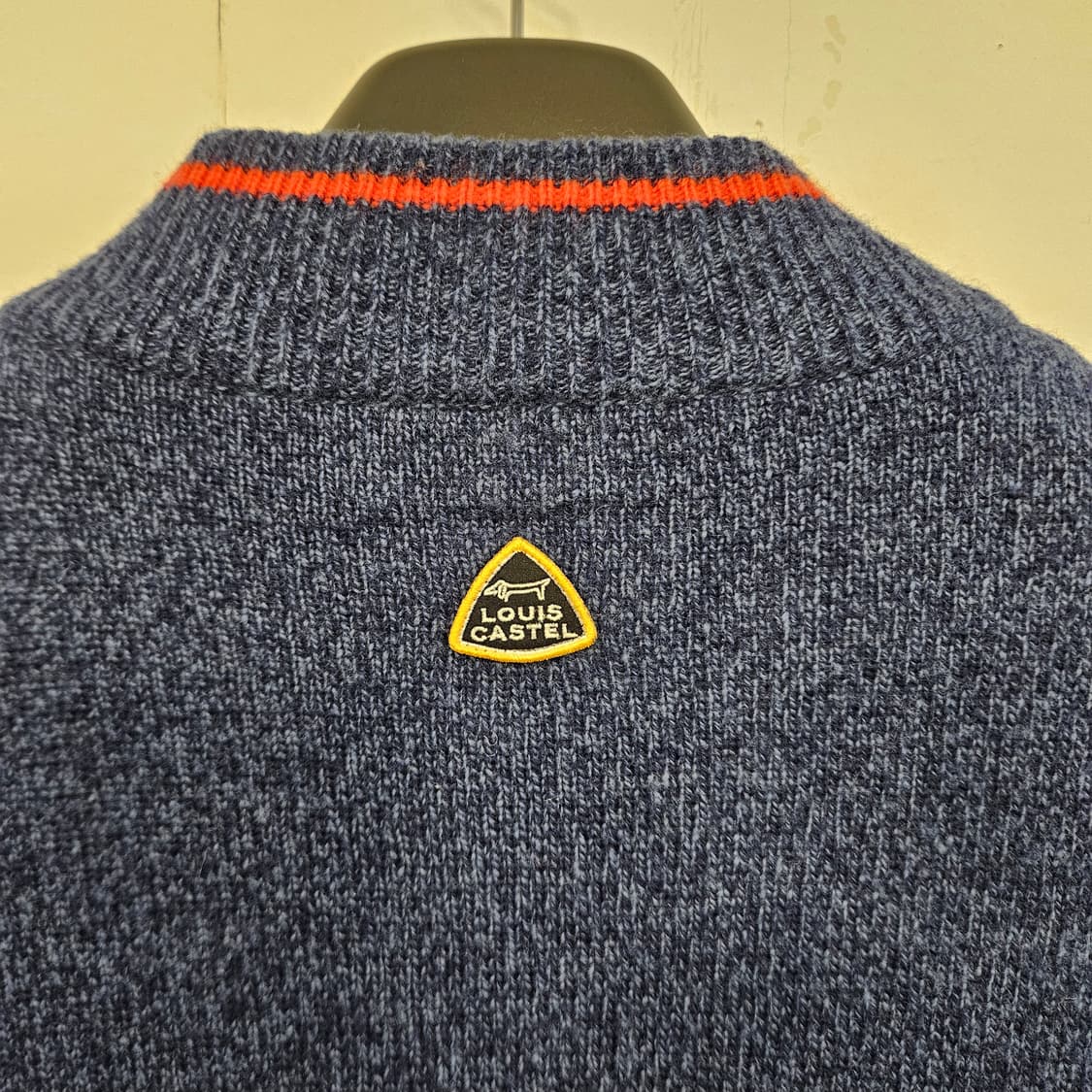 100(L)루이까스텔 네이비 집업 니트 가디건 상품이미지8