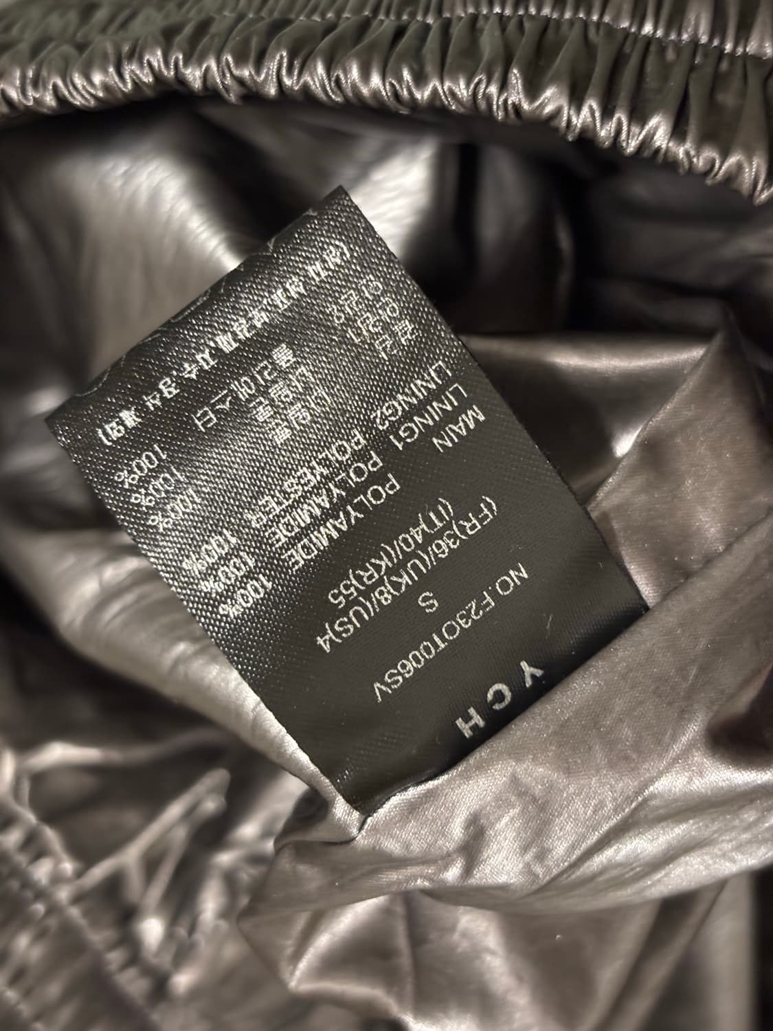 YCH ZIP-FRONT BOMBER JACKET (SILVER) 상품이미지4