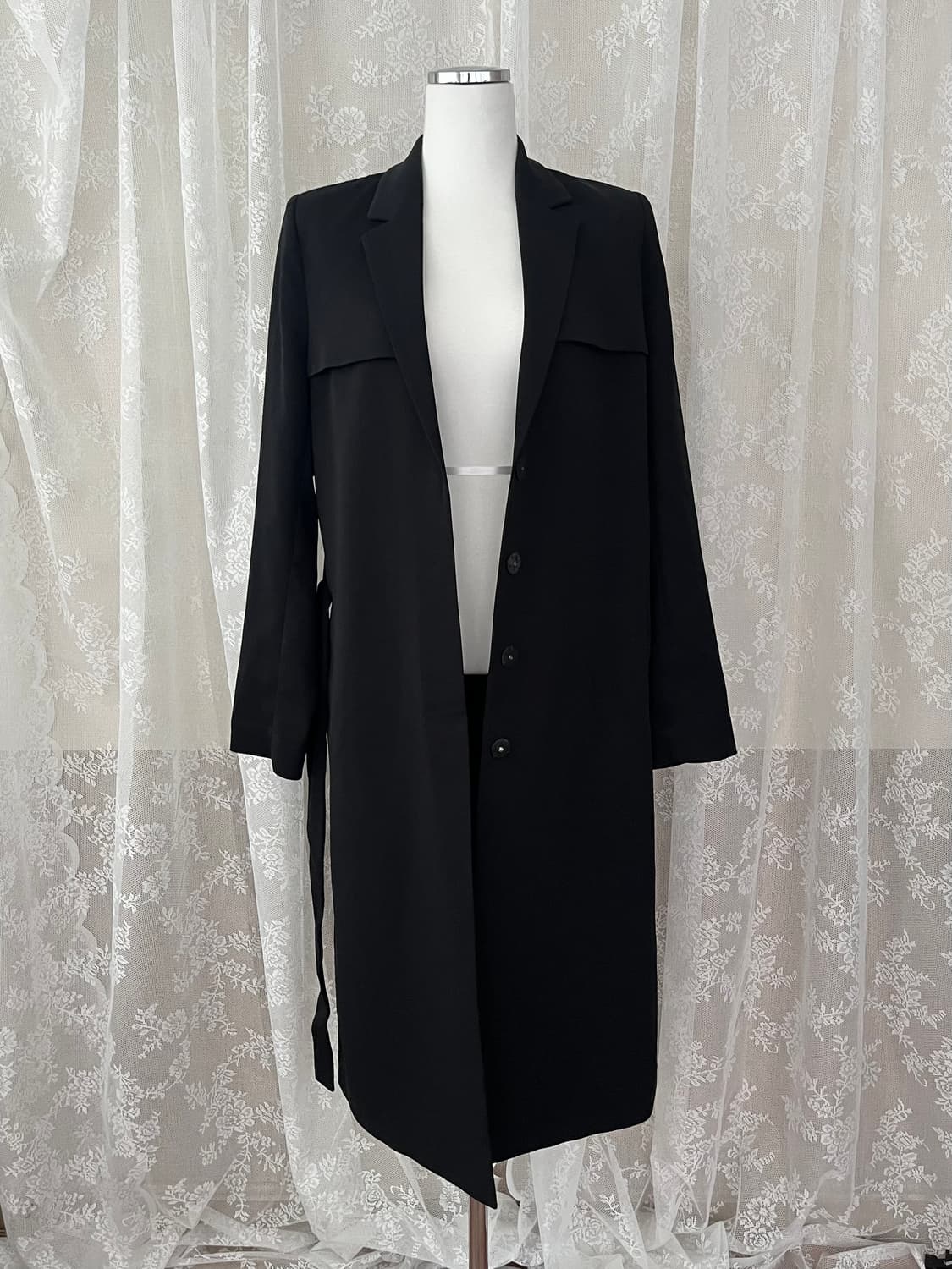 38) 앤아더스토리즈 트렌치코트 블랙 상품이미지4