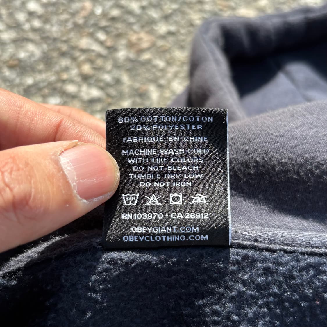 OBEY 오베이 크리퍼 오버 후드집업 상품이미지6