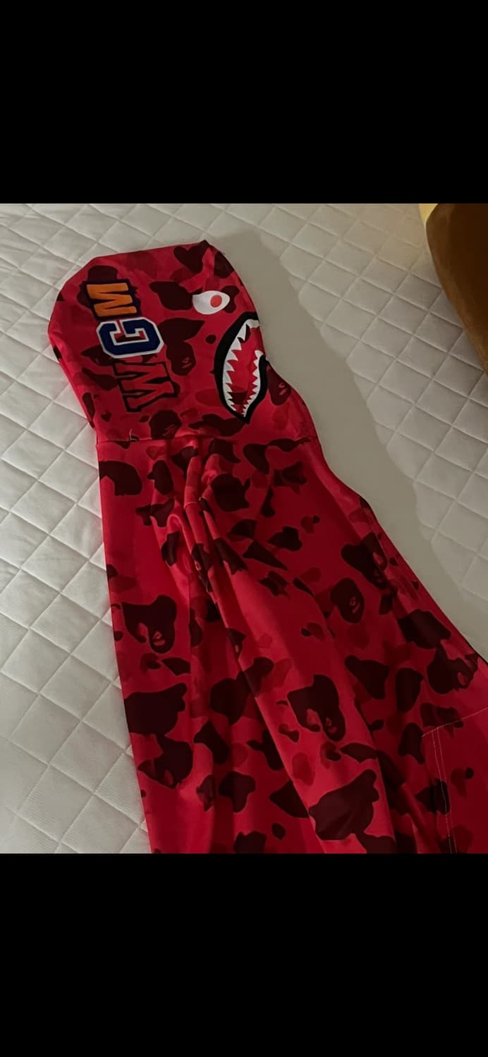 베이프 샤크 카모 후드집업 L사이즈 상품이미지1