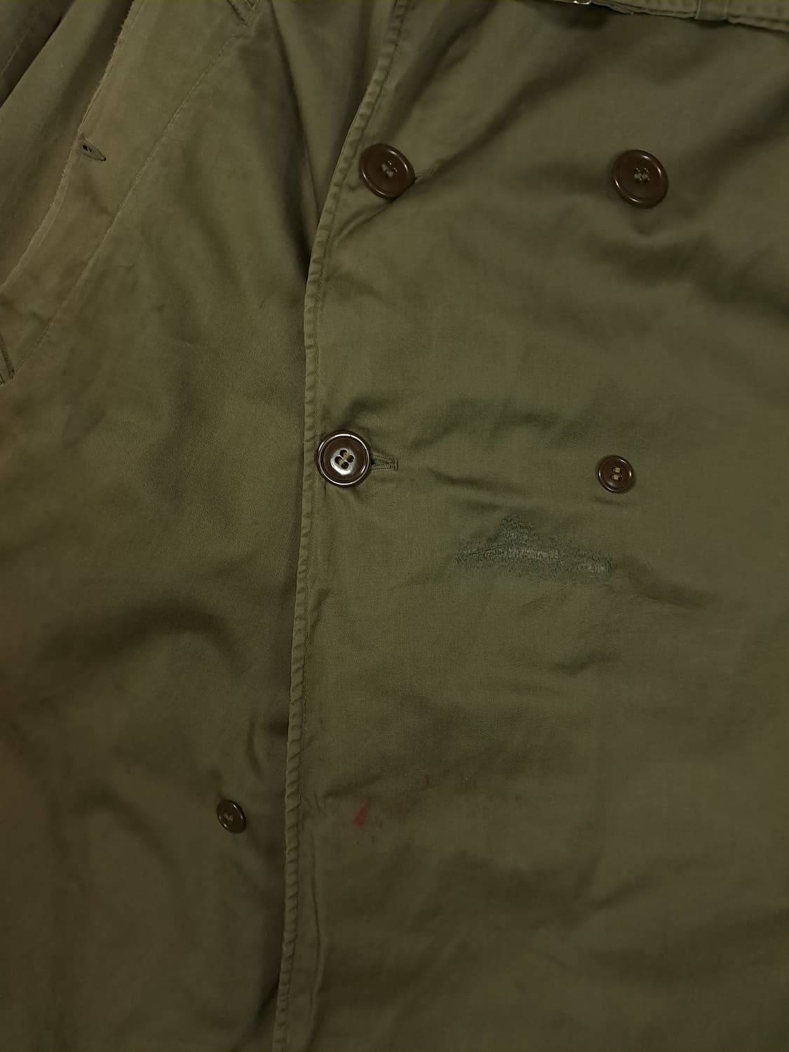 오리지날 50's 미군 OG-107 울 장교 코트 상품이미지4