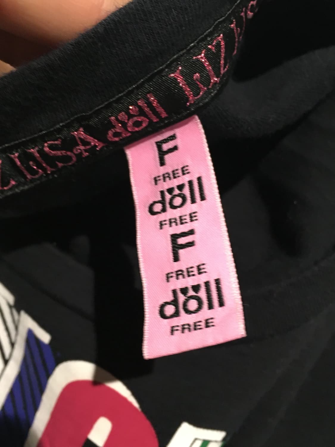 Liz lisa kitsch lettering detail top 상품이미지4