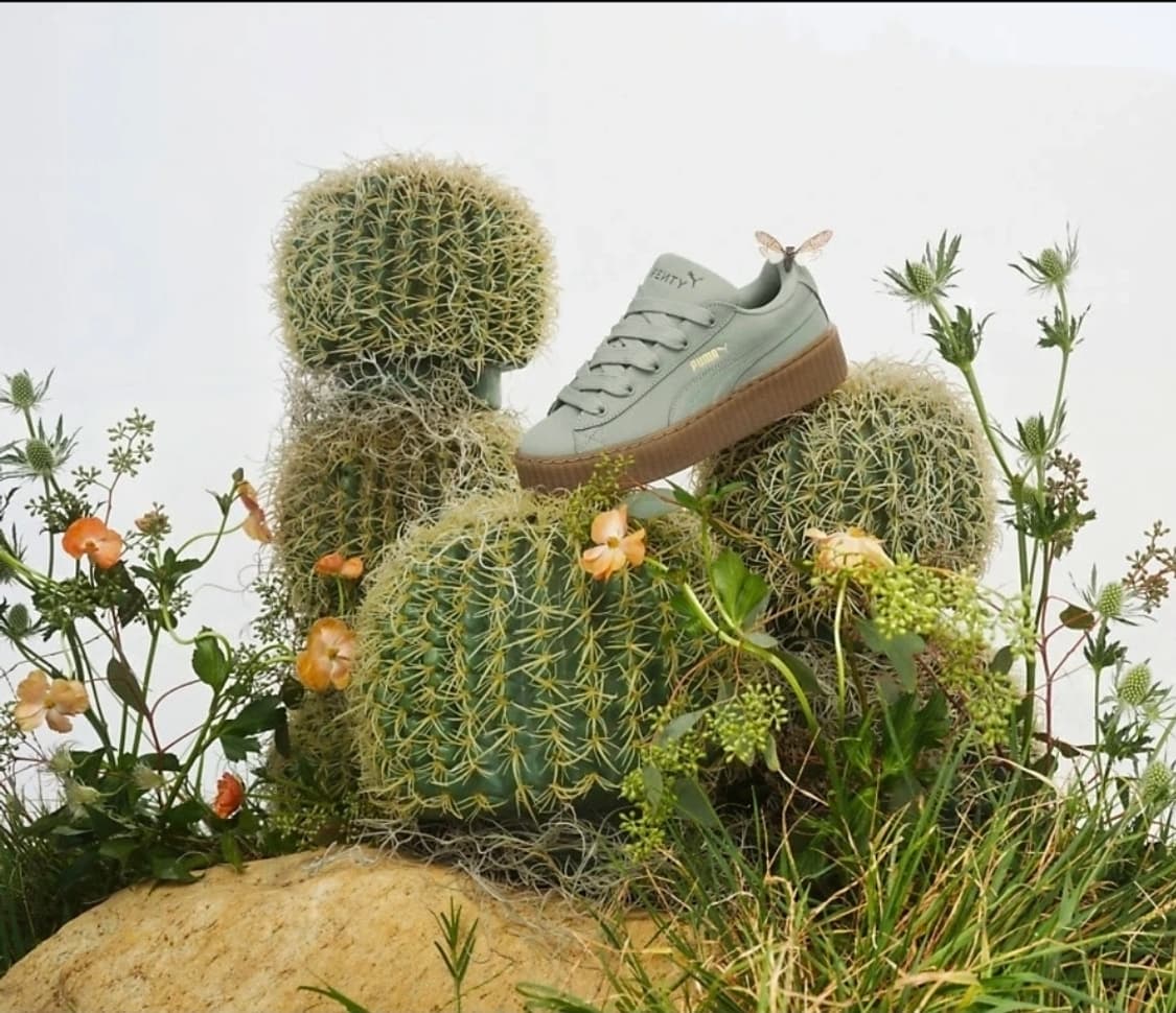 (새제품) 푸마 펜티 크리퍼(리한나 콜랩) 스니커즈 민트 260m 상품이미지10