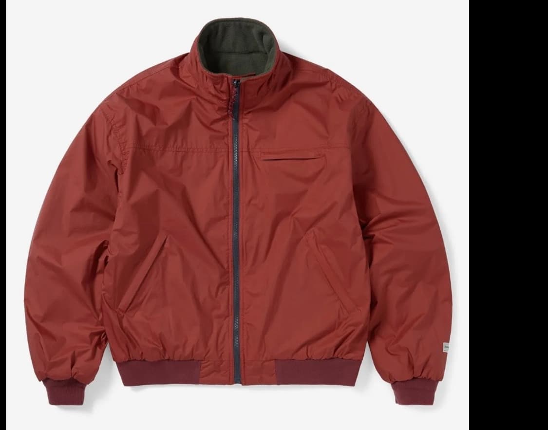 디스이즈네버댓 Reversible Warm Up Jacket Red 상품이미지1