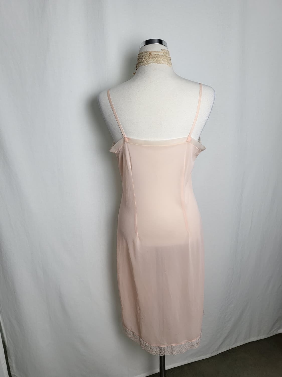 빈티지 피치 슬립 원피스 상품이미지4