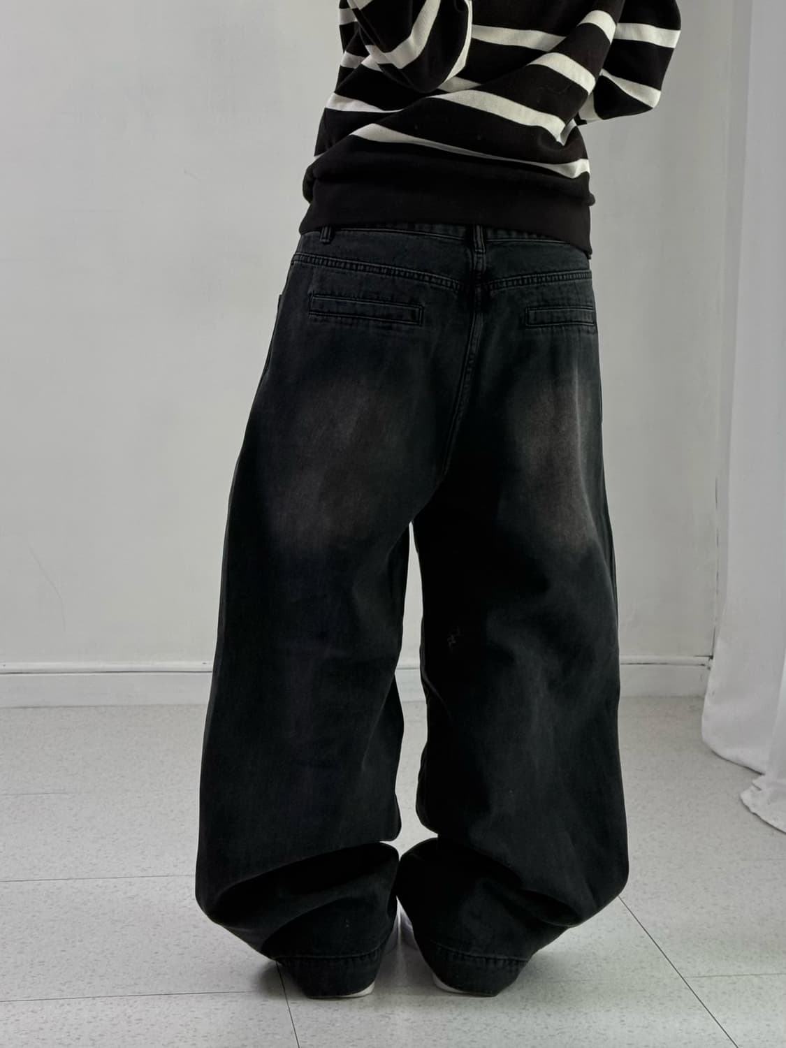 빈티지 루즈핏 워싱 팬츠 상품이미지4