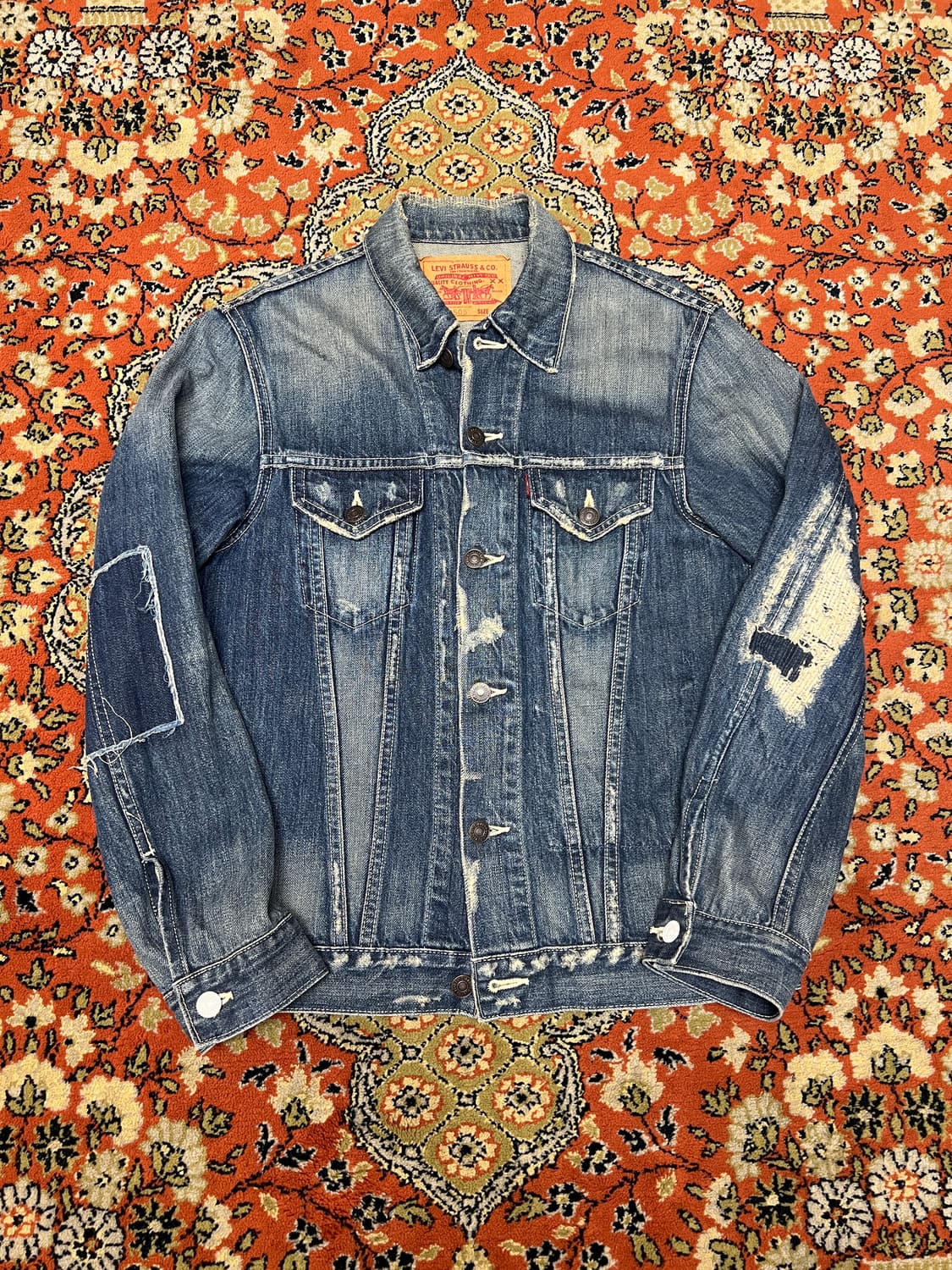 [M] 리바이스 3세대 기무라타쿠야 디스 데님 자켓 상품이미지1