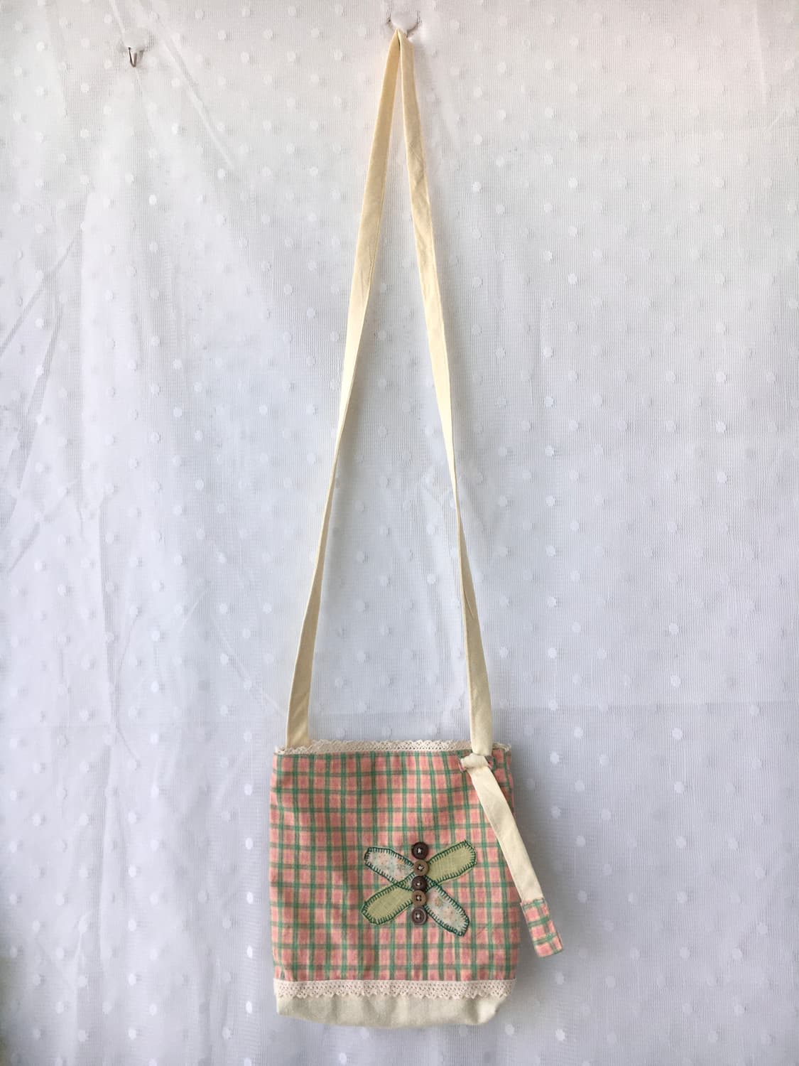 [HAND MADE] 핸드메이드 패치워크 미니 크로스백 모리걸 상품이미지3