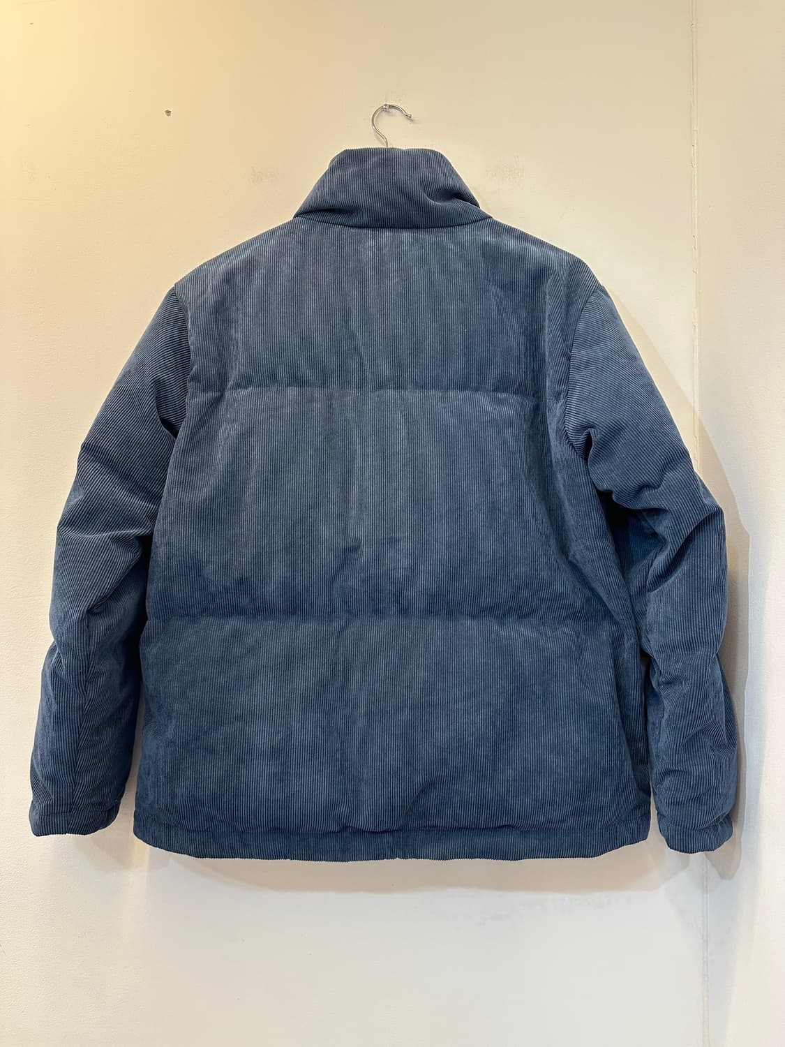 95)프로스펙스 오리지널 코듀로이 거위털 패딩 인디고 블루 상품이미지2