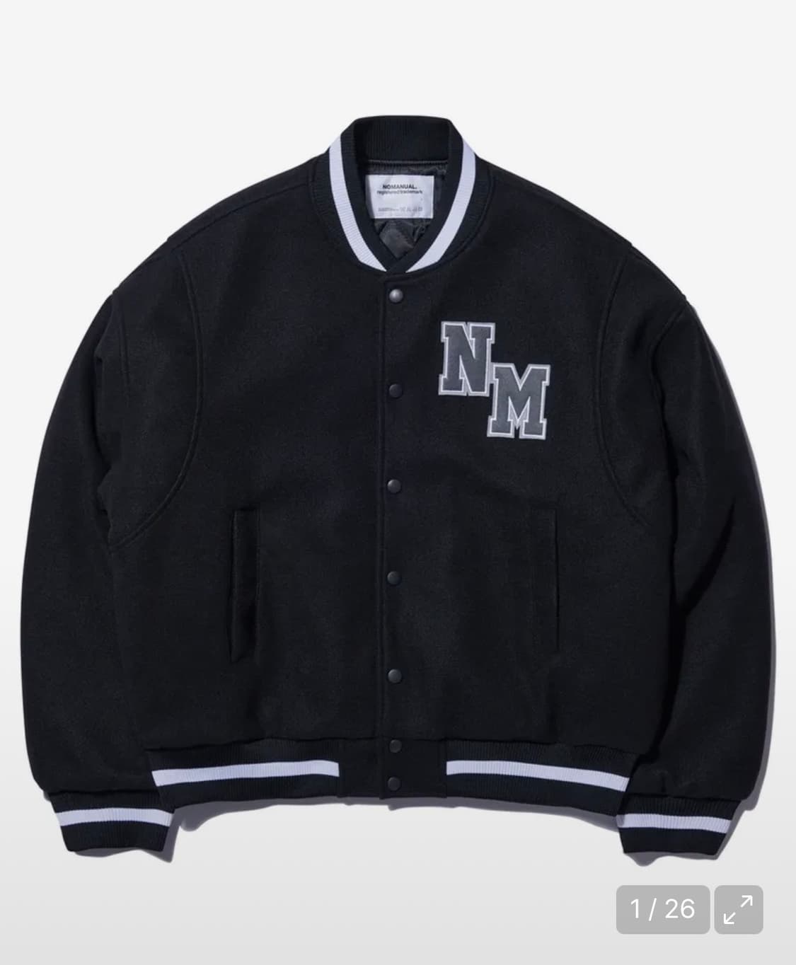 노매뉴얼 바시티자켓 l사이즈 상품이미지1