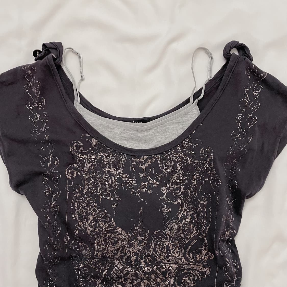 레이어드 y2k 티셔츠 set 상품이미지2