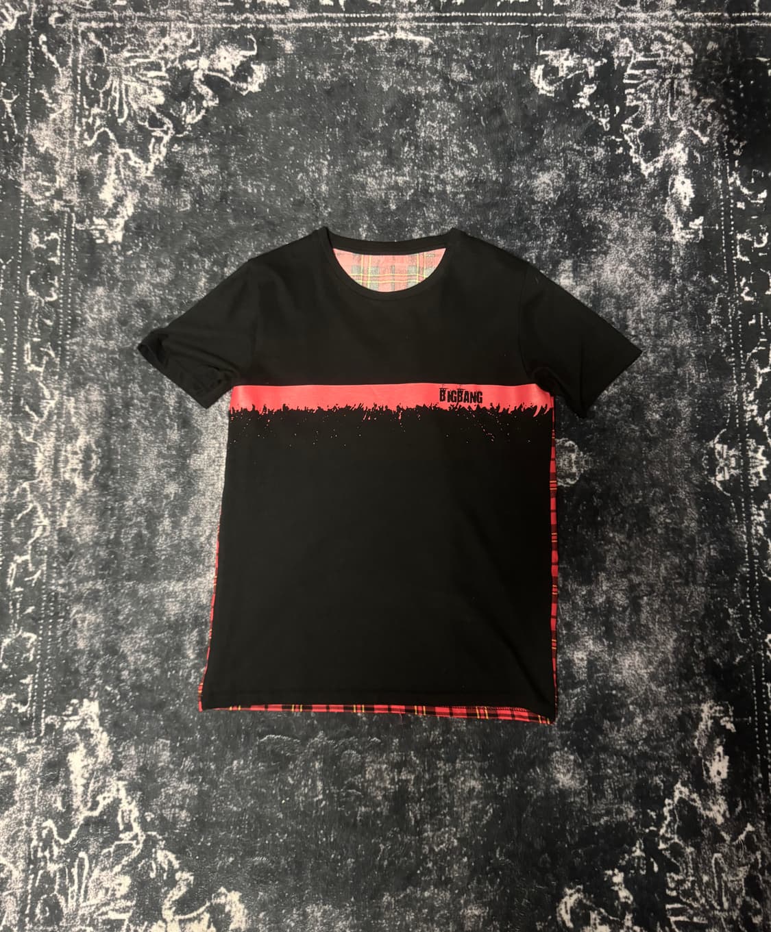 BIGBANG Checked design T-shirt 상품이미지2