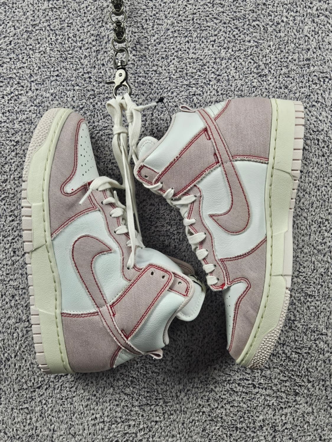 나이키 덩크 하이 베얼리 로즈 데님 스니커즈 (265MM) / 10784 상품이미지4