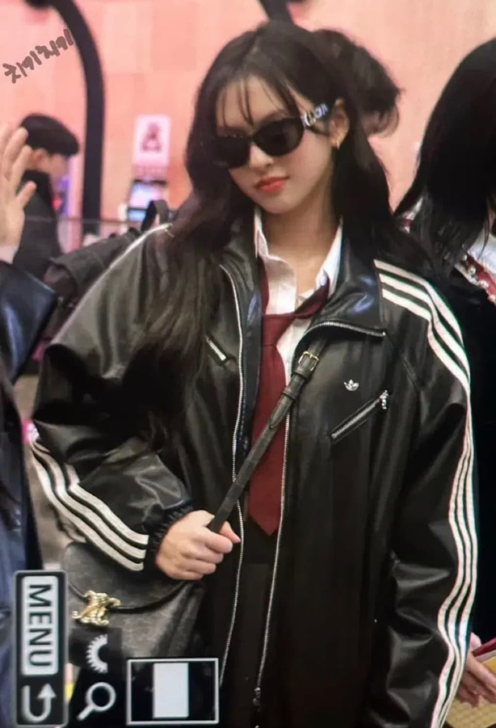 [베몬 치키타 착용] 아디다스 스포츠 모터사이클 레더 재킷 JD3778 상품이미지1