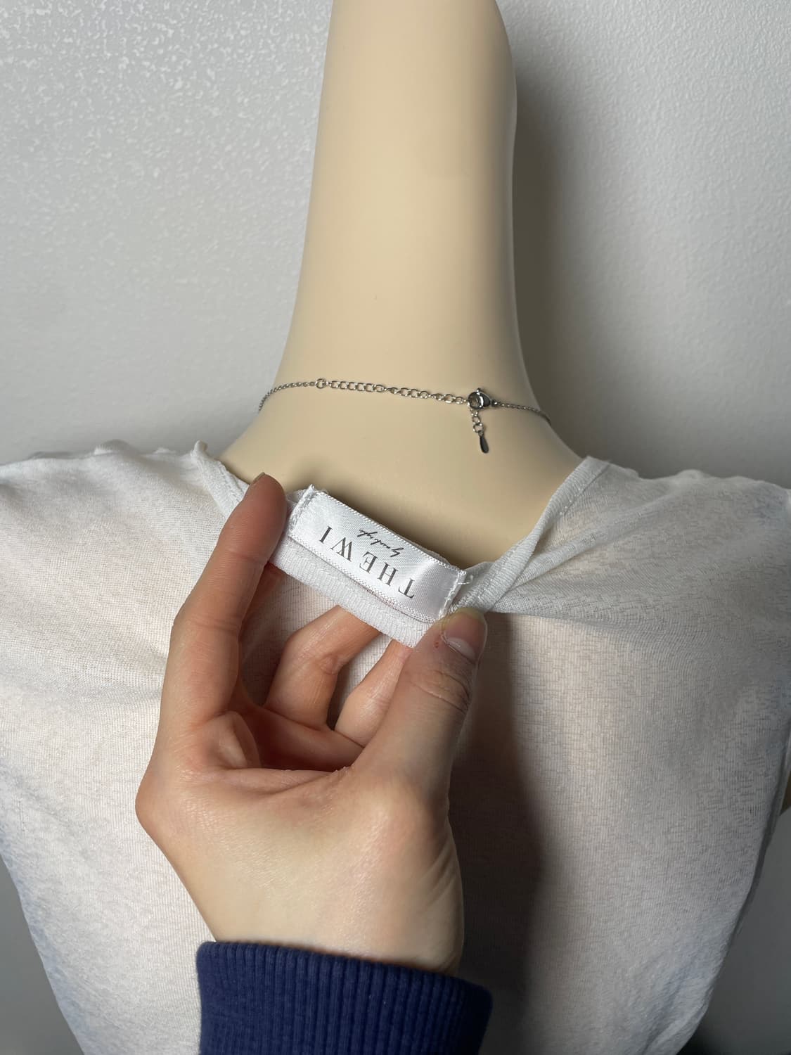 오네갸루 호피 브래지어 니트 탑세트 상품이미지6