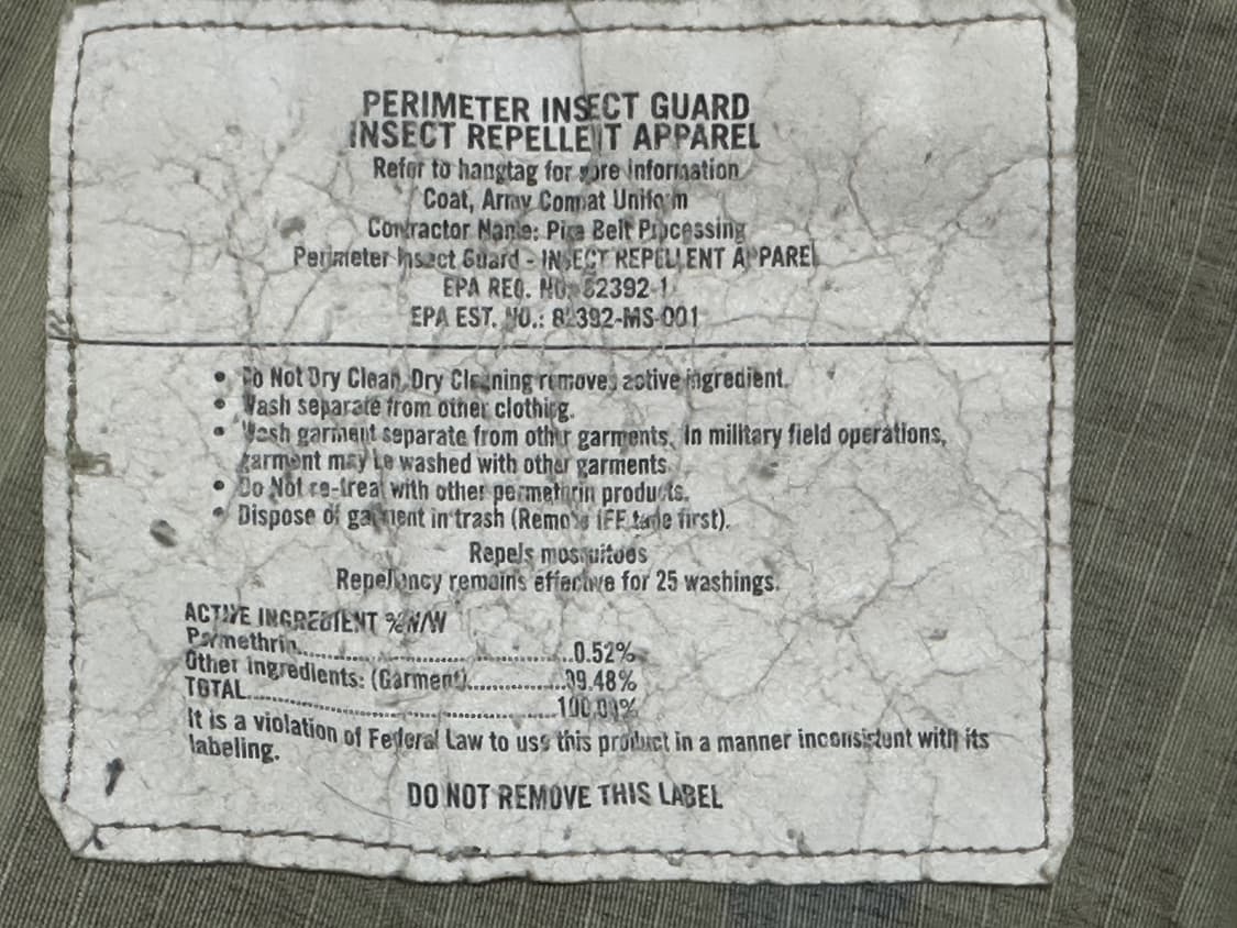 미군 OCP 멀티캠 전투복 상의 (XS/S) (S) 상품이미지10