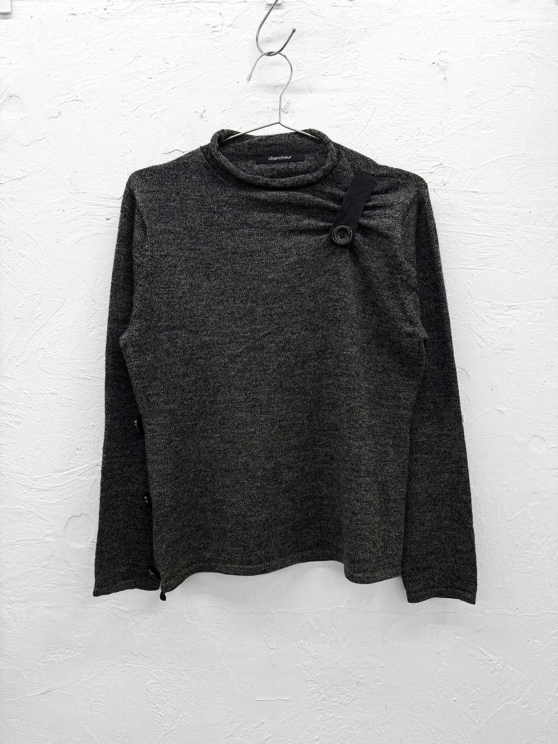 chercheur 버튼 니트 상품이미지1