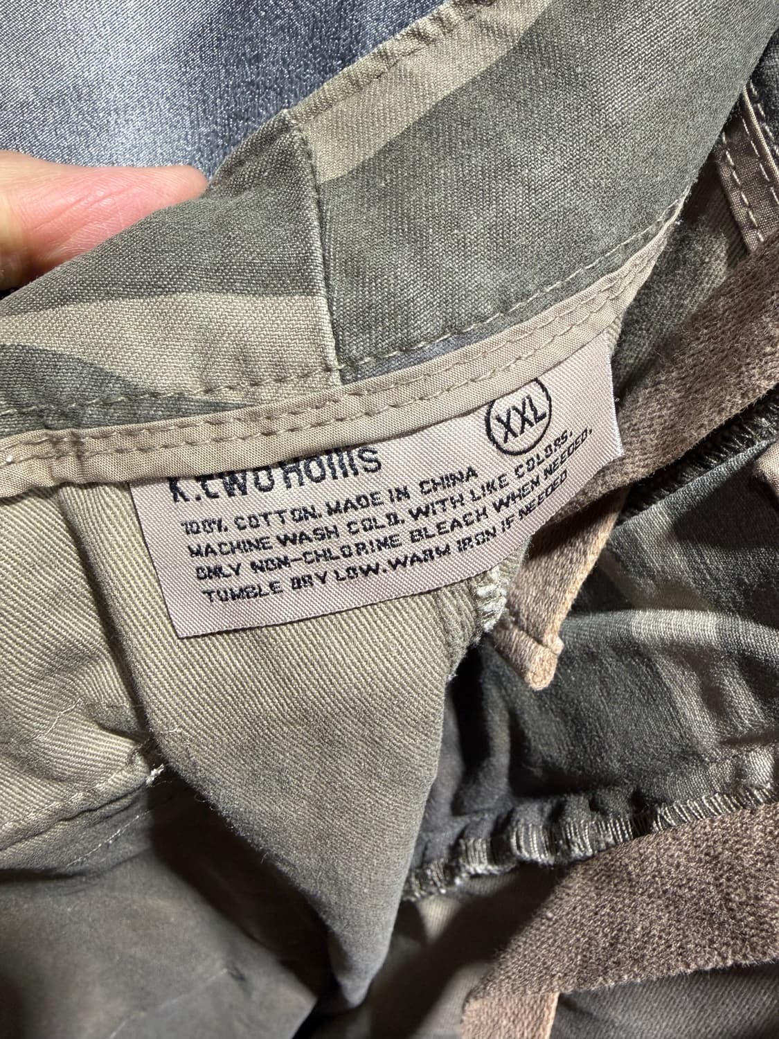 38in 카모플라주 4포켓 파라수트 카고팬츠 상품이미지7