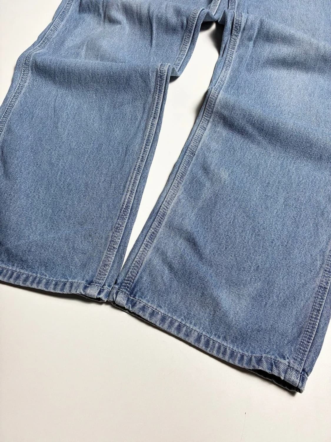 칼하트 백포켓 로고 카펜더 데님 워크 팬츠 R1221 상품이미지4
