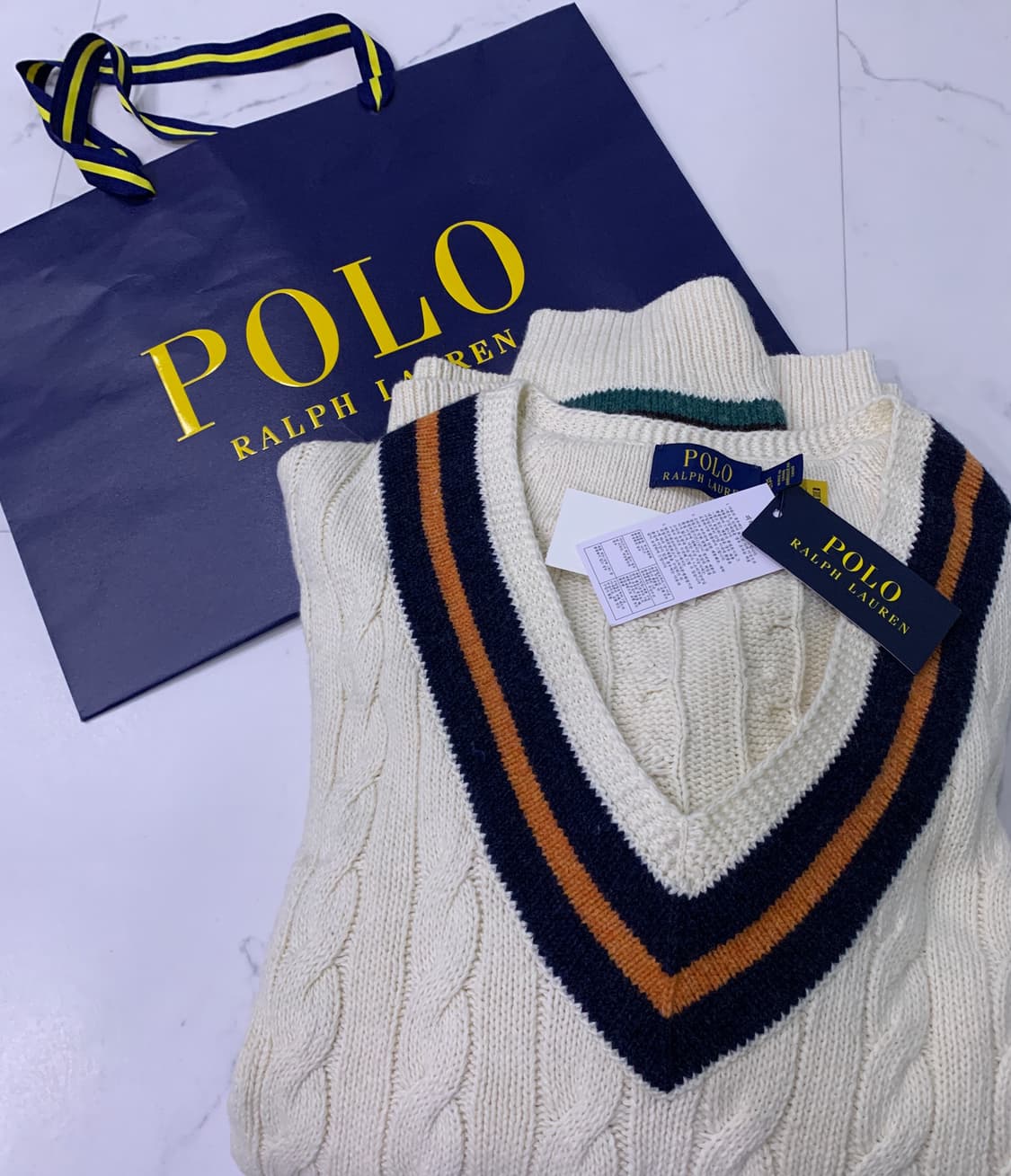 (새상품) 폴로 22fw 크리켓 니트스웨터 상품이미지4