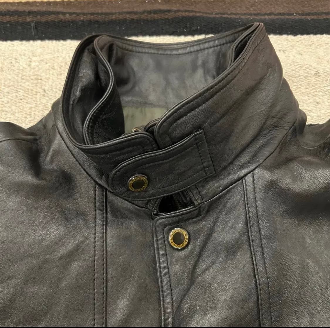 램스킨 붐버자켓 빈티지 105-110 상품이미지4