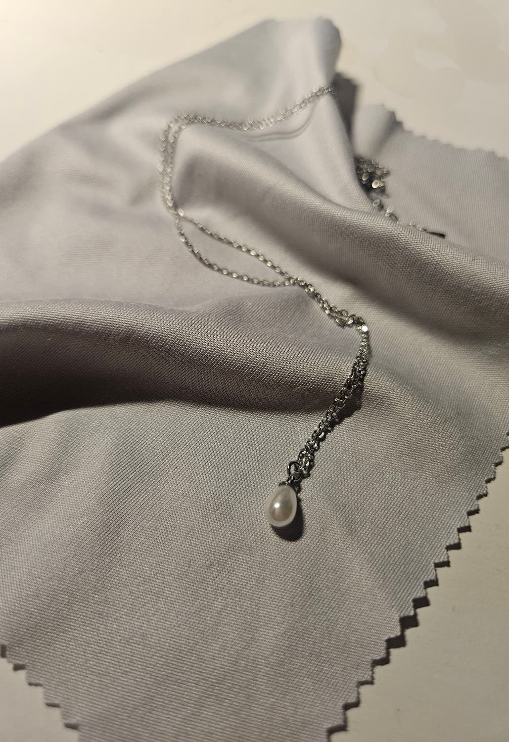 Pearl teardrop necklace  상품이미지1