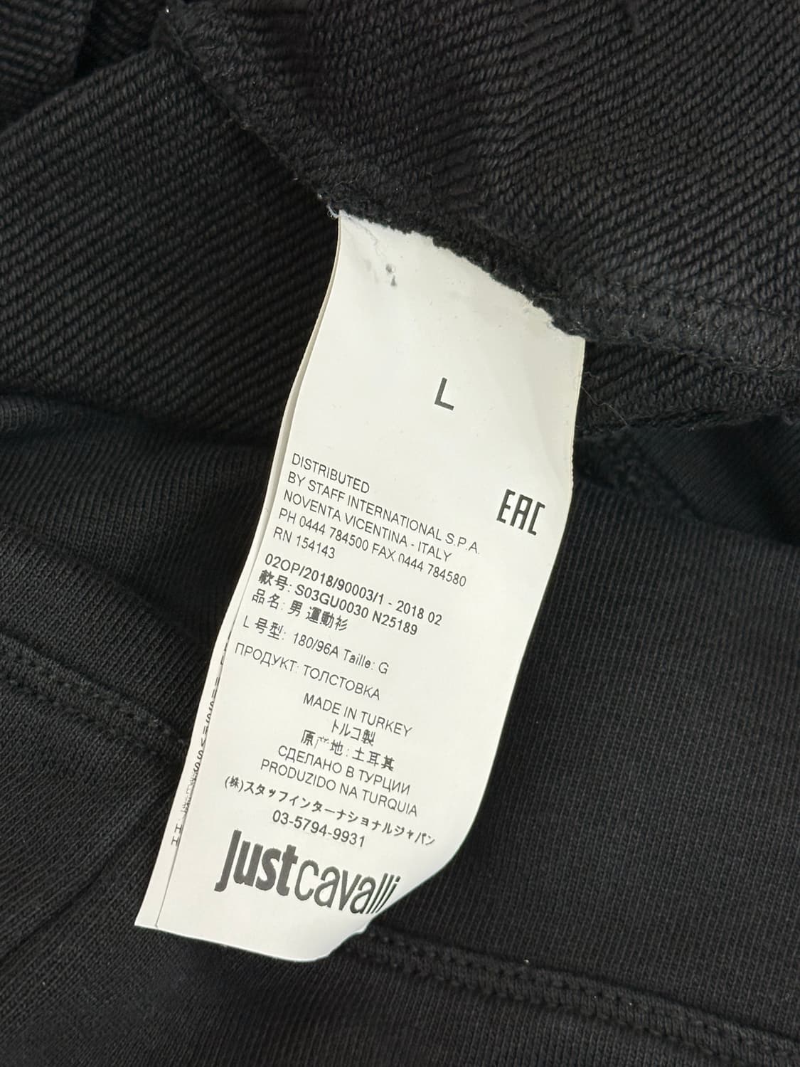 저스트 까발리 남성 맨투맨 상품이미지7