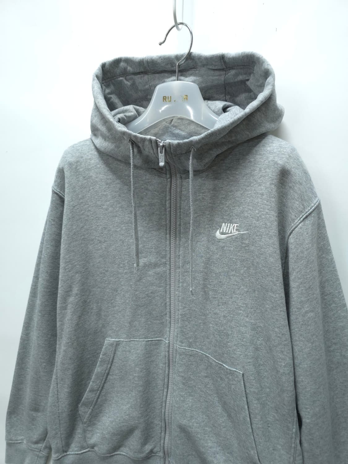 나이키 남성 그레이 풀집업 후디 상품이미지3