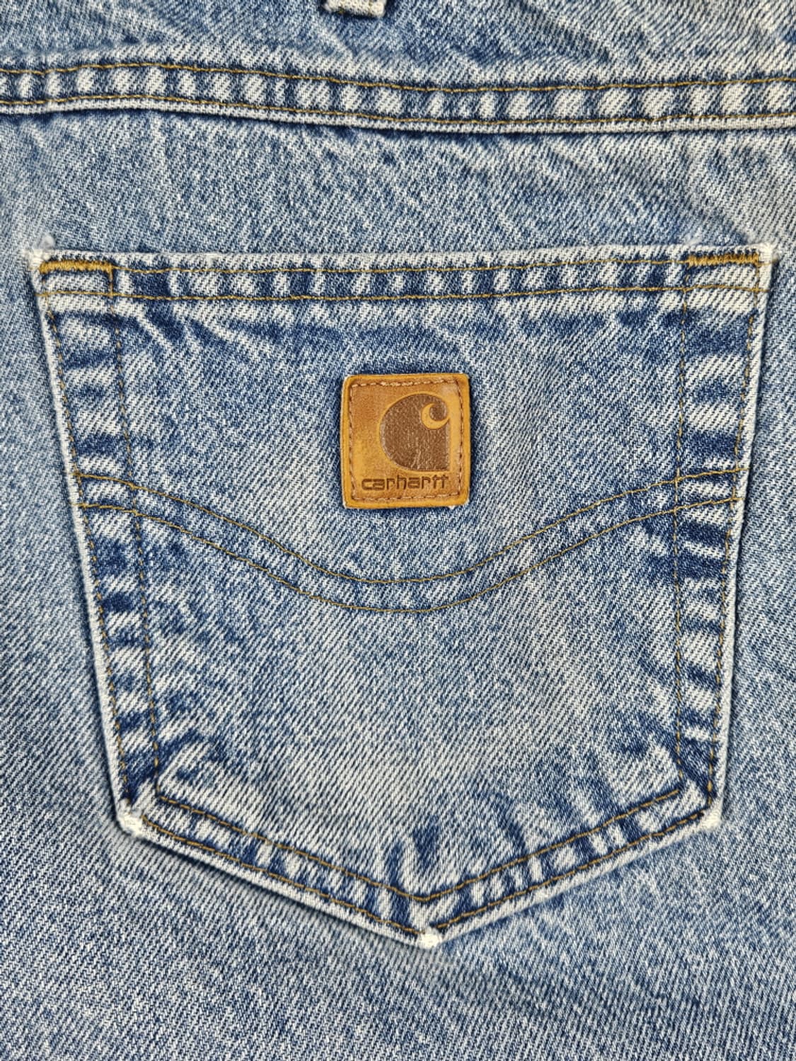 칼하트 헤비 플란넬 체크 데님 워크 팬츠 ( 36X32 ) / 10053 상품이미지8