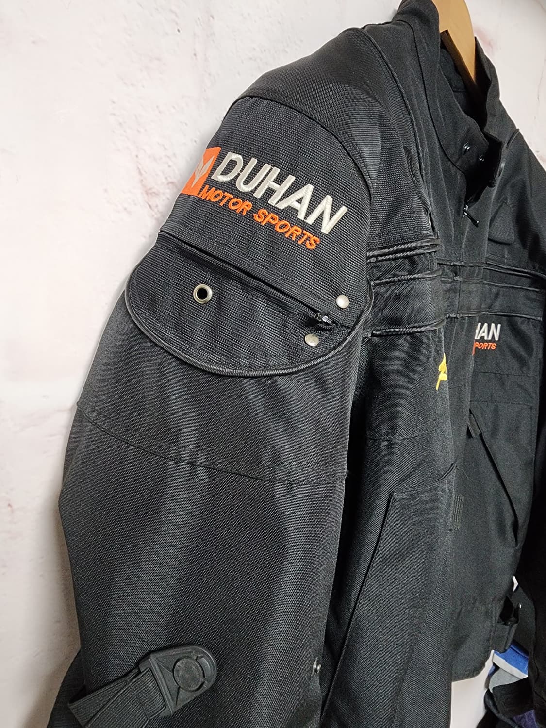 DUHAN 바이크 블랙 레이싱 자켓 상품이미지3