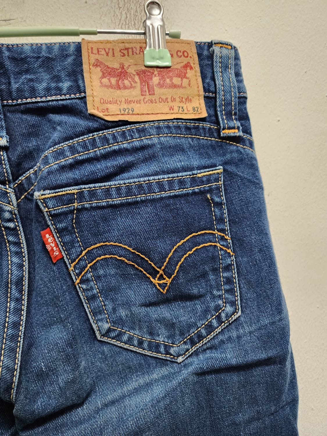 리바이스 1292 세미부츠컷 데님 상품이미지5