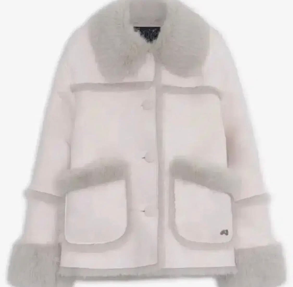 허그유어스킨 시어링 무스탕 핑크 상품이미지1