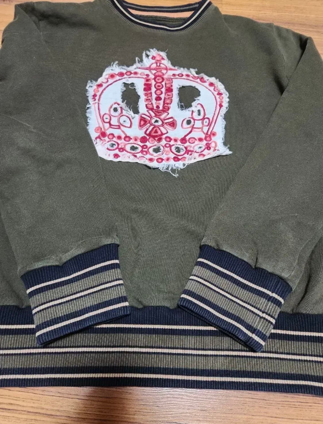 비비안웨스트우드 올리브 맨투맨 XL 상품이미지6