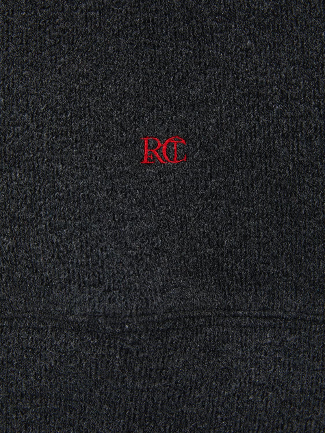 렉토 맨즈 RC 엠브로이더리드 스웻 셔츠 맨투맨 차콜 상품이미지4