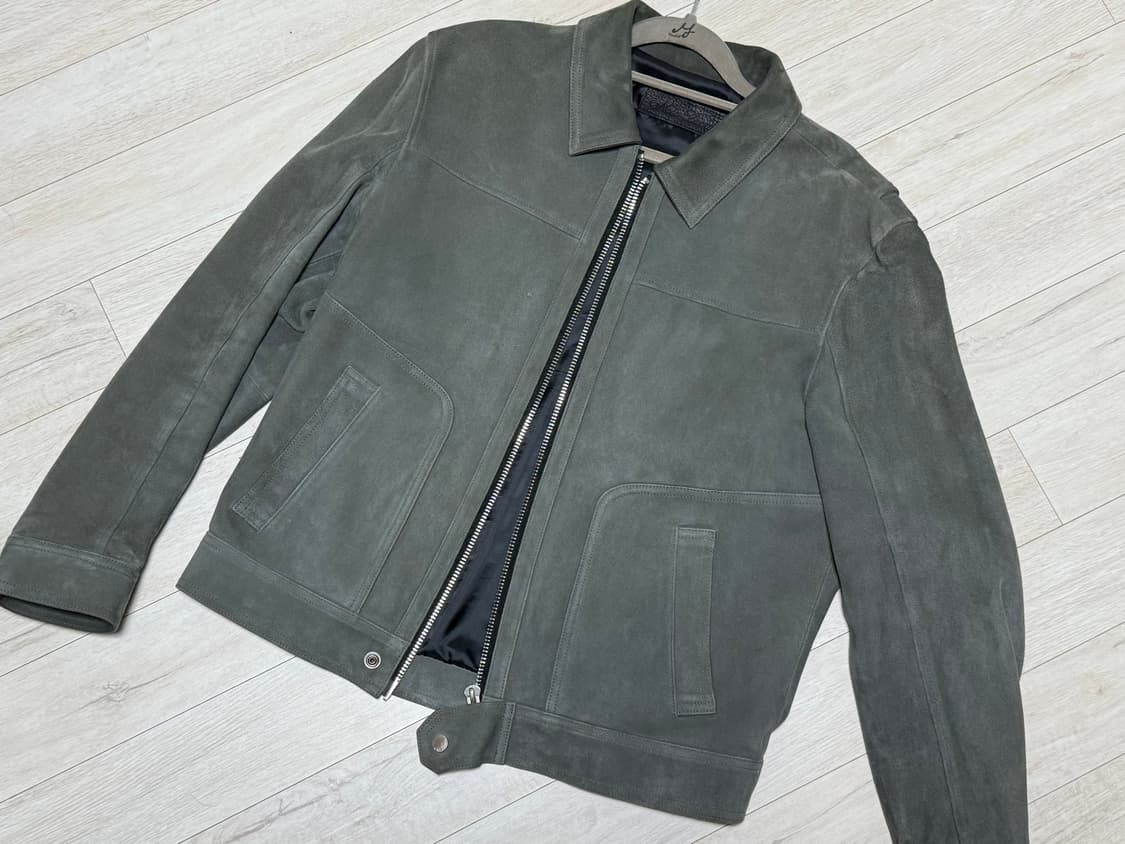 느와르라르메스 스웨이드 자켓 / 그레이 46 (100-103 추천) 상품이미지1