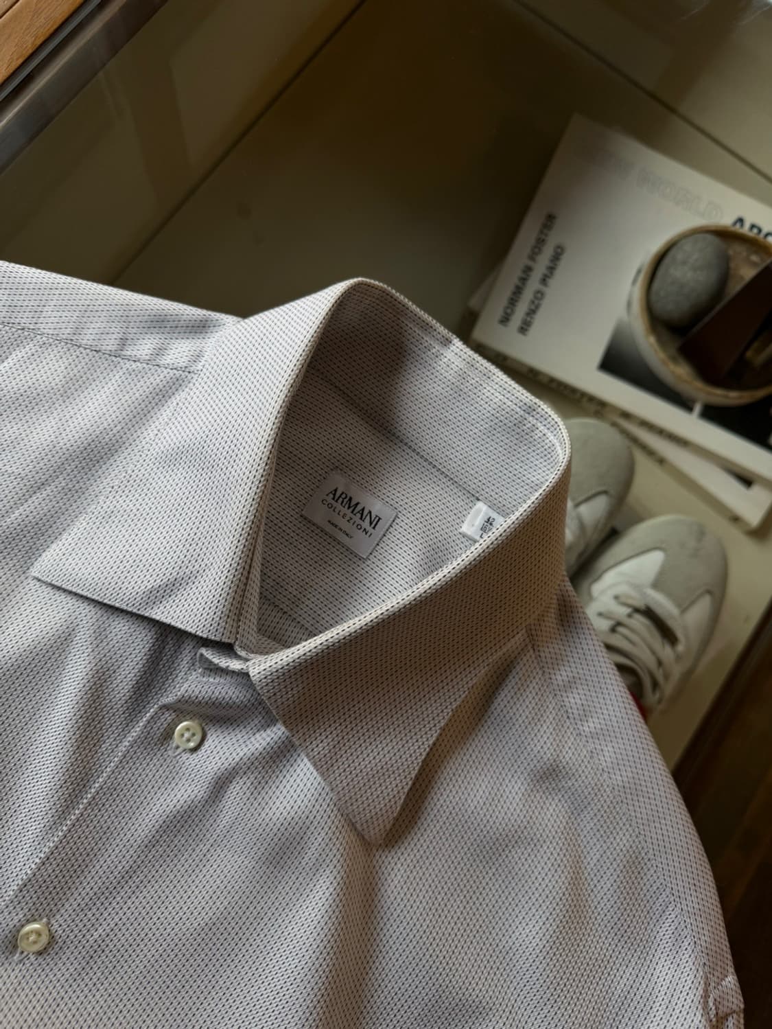 아르마니 꼴레지오니 드레스 셔츠 100 상품이미지7