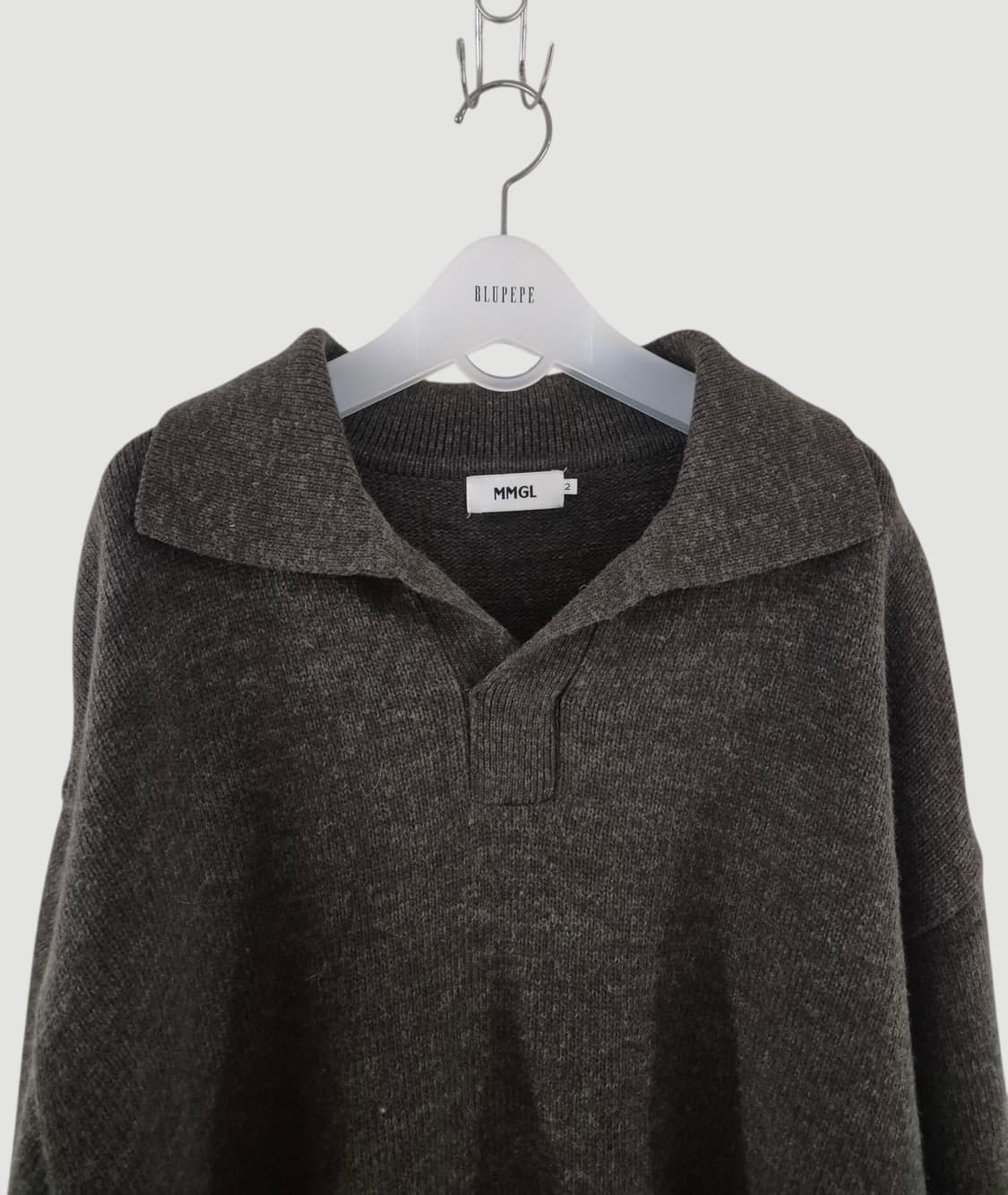 [105~110]MMGL엠엠지엘 울 캐시미어 니트 스웨터 상품이미지2