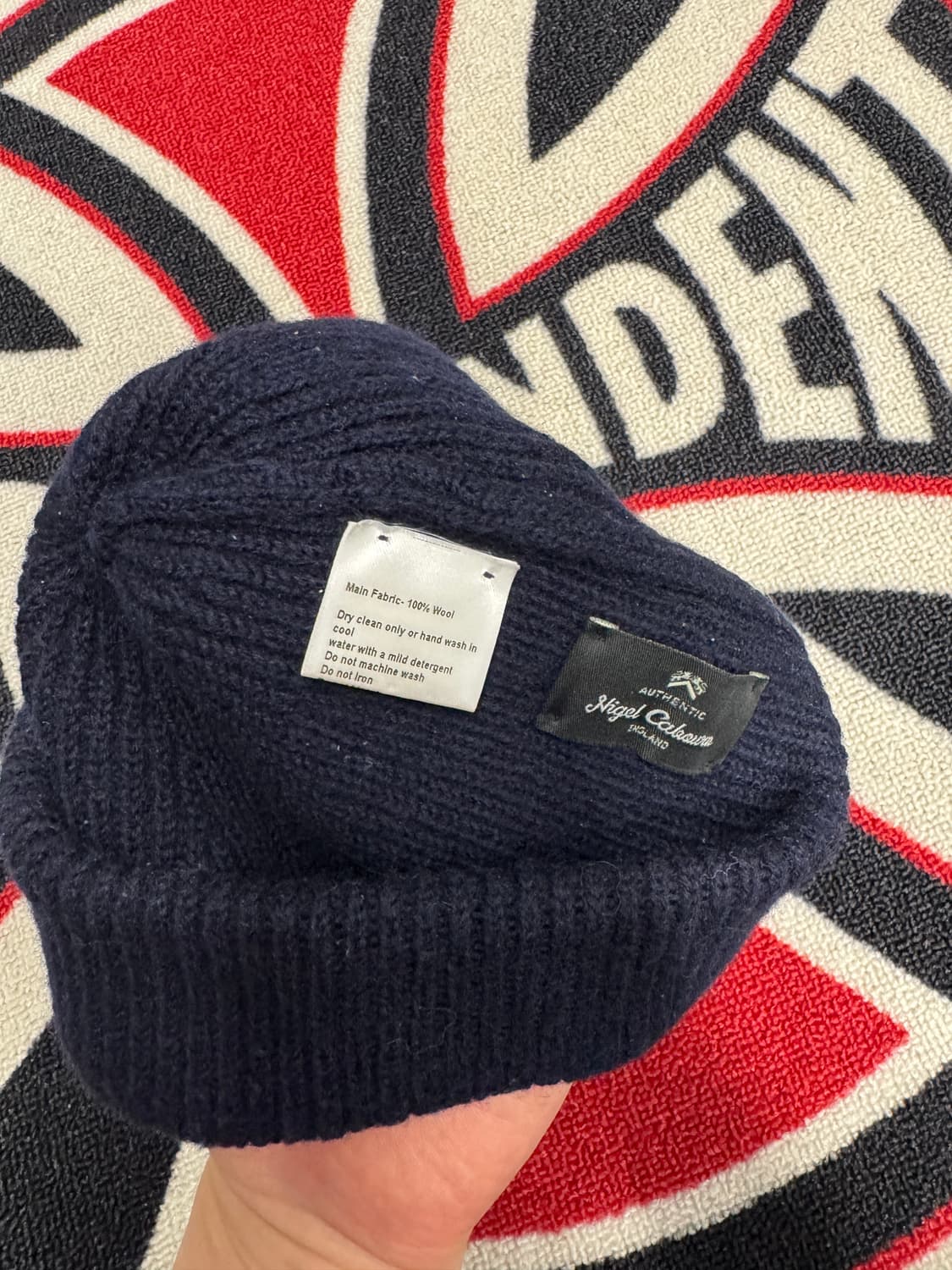 나이젤 카본 솔리드 비니 네이비 상품이미지3