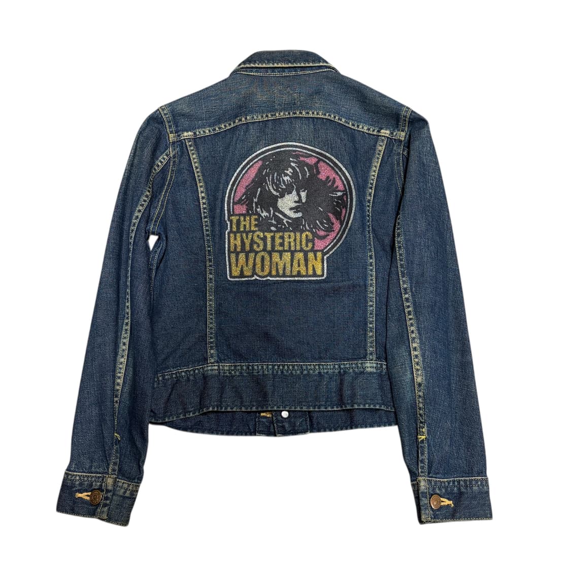 히스테릭 글래머 히스걸 원형 로고 데님 자켓 상품이미지1