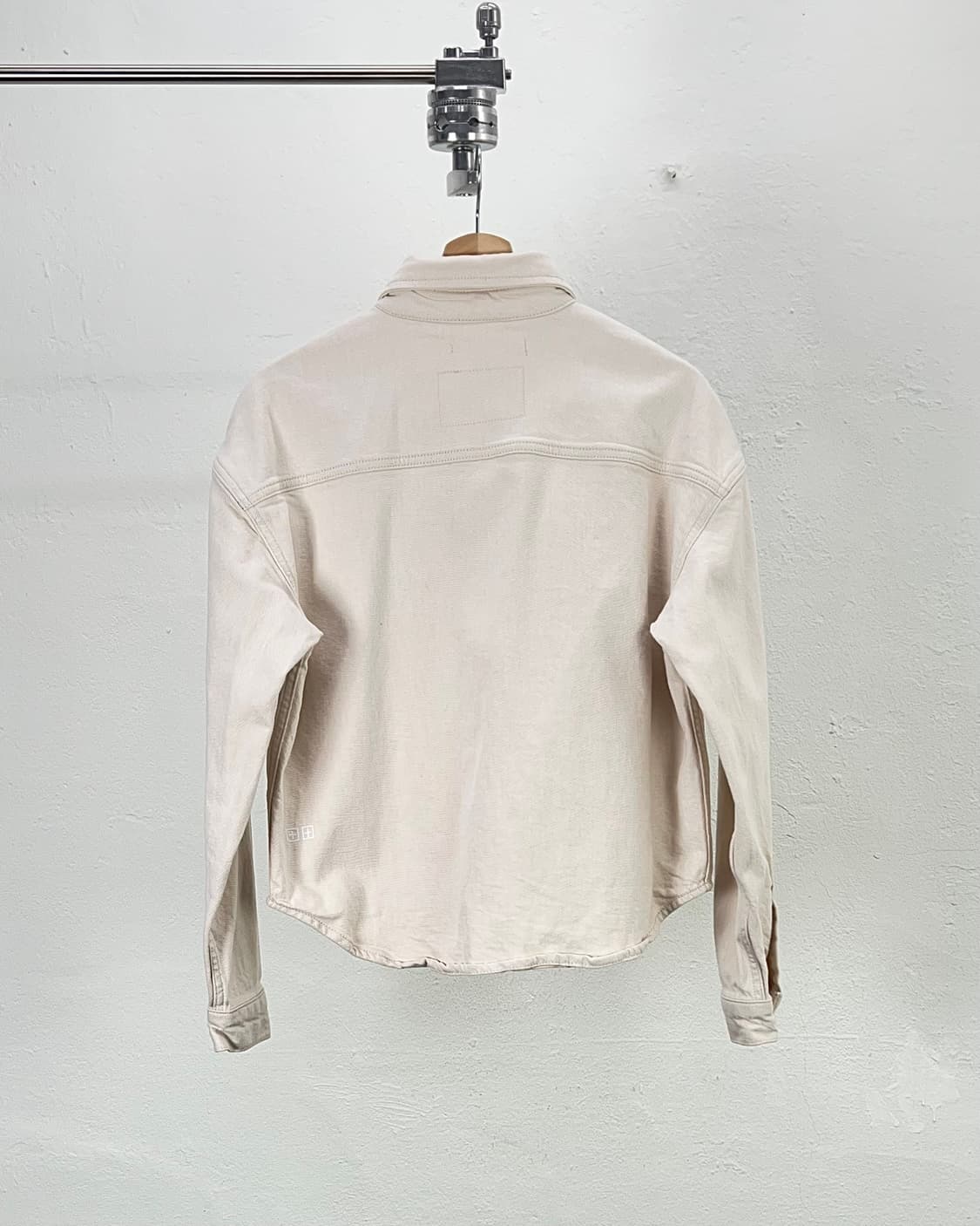 수비 라이트 핑크 나파 코튼 핀초 투포켓 셔츠 자켓 상품이미지6