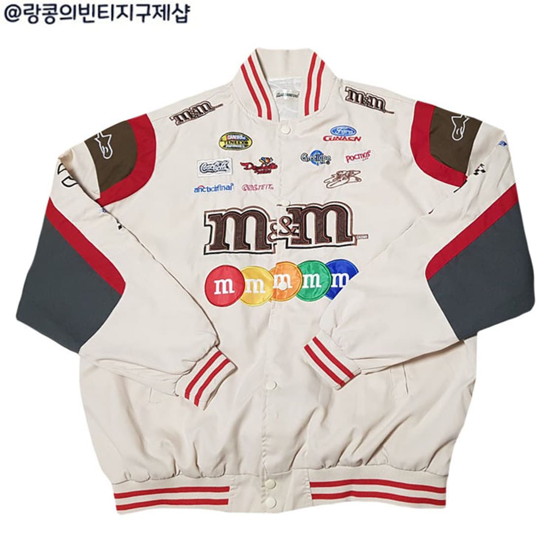 올드스쿨 빈티지 M&M 레이싱 자켓 상품이미지1