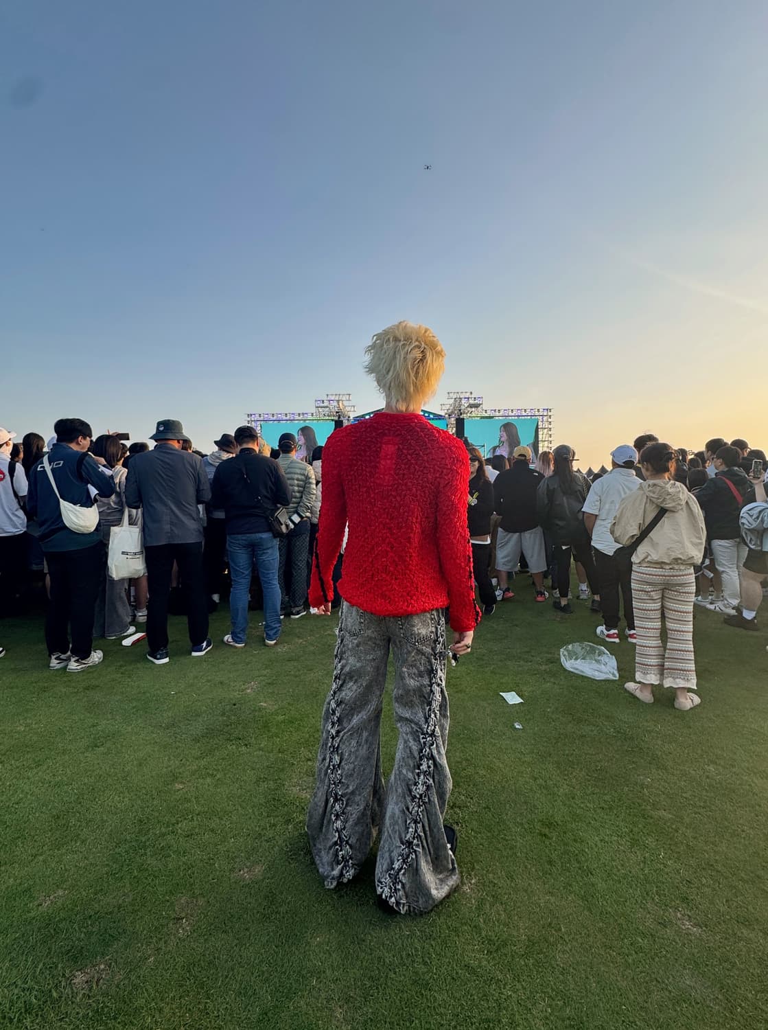 Ponder.er 폰더럴 hug smoked 트랙자켓 레드 상품이미지3