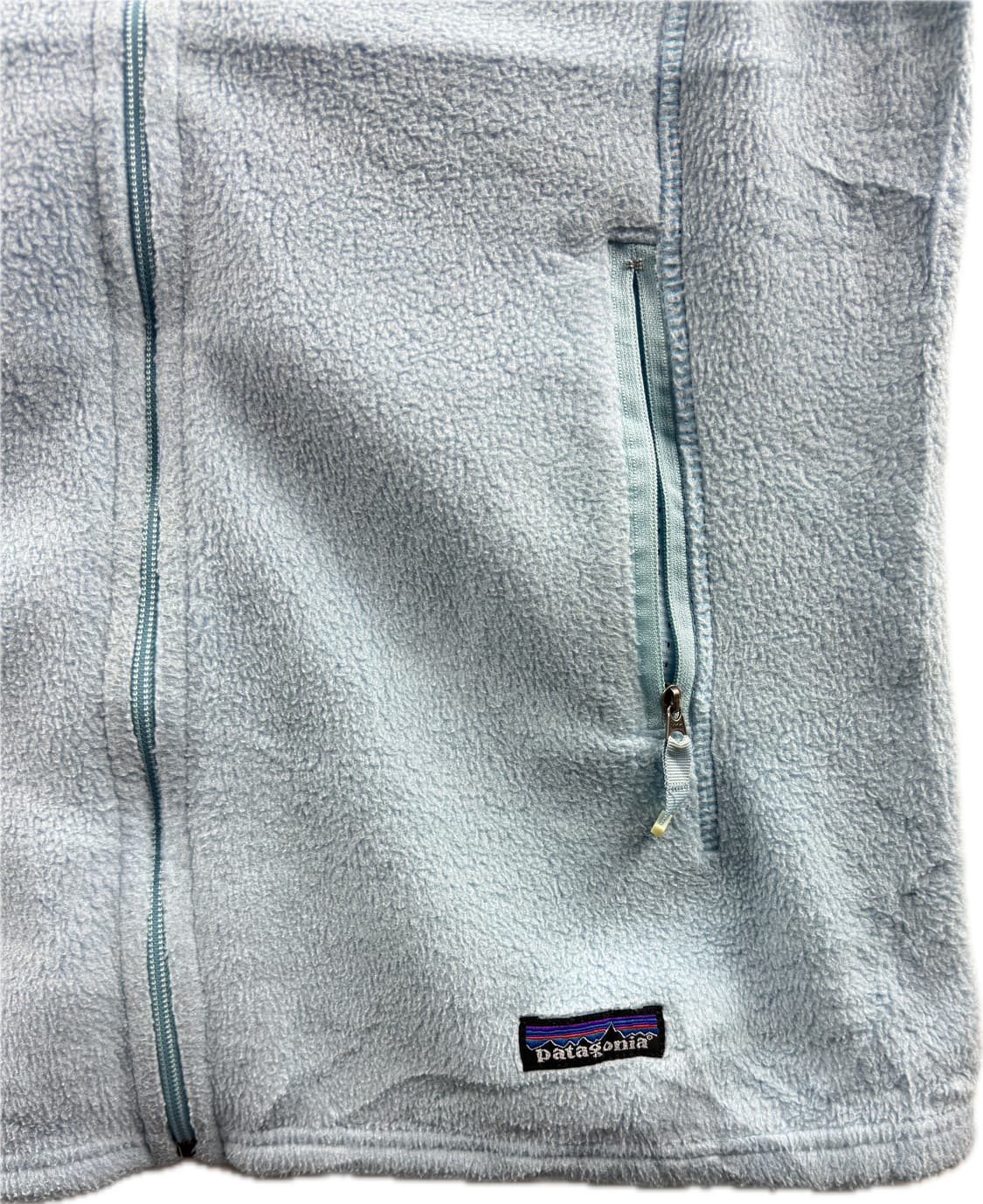 파타고니아 신칠라 파스텔 블루 베스트1367 상품이미지4