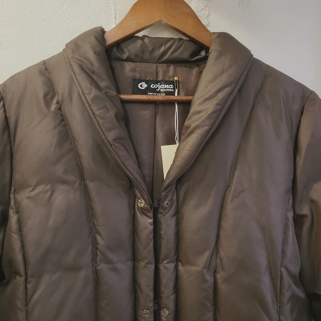 Cojana 초코브라운 덕다운 하프패딩 상품이미지3