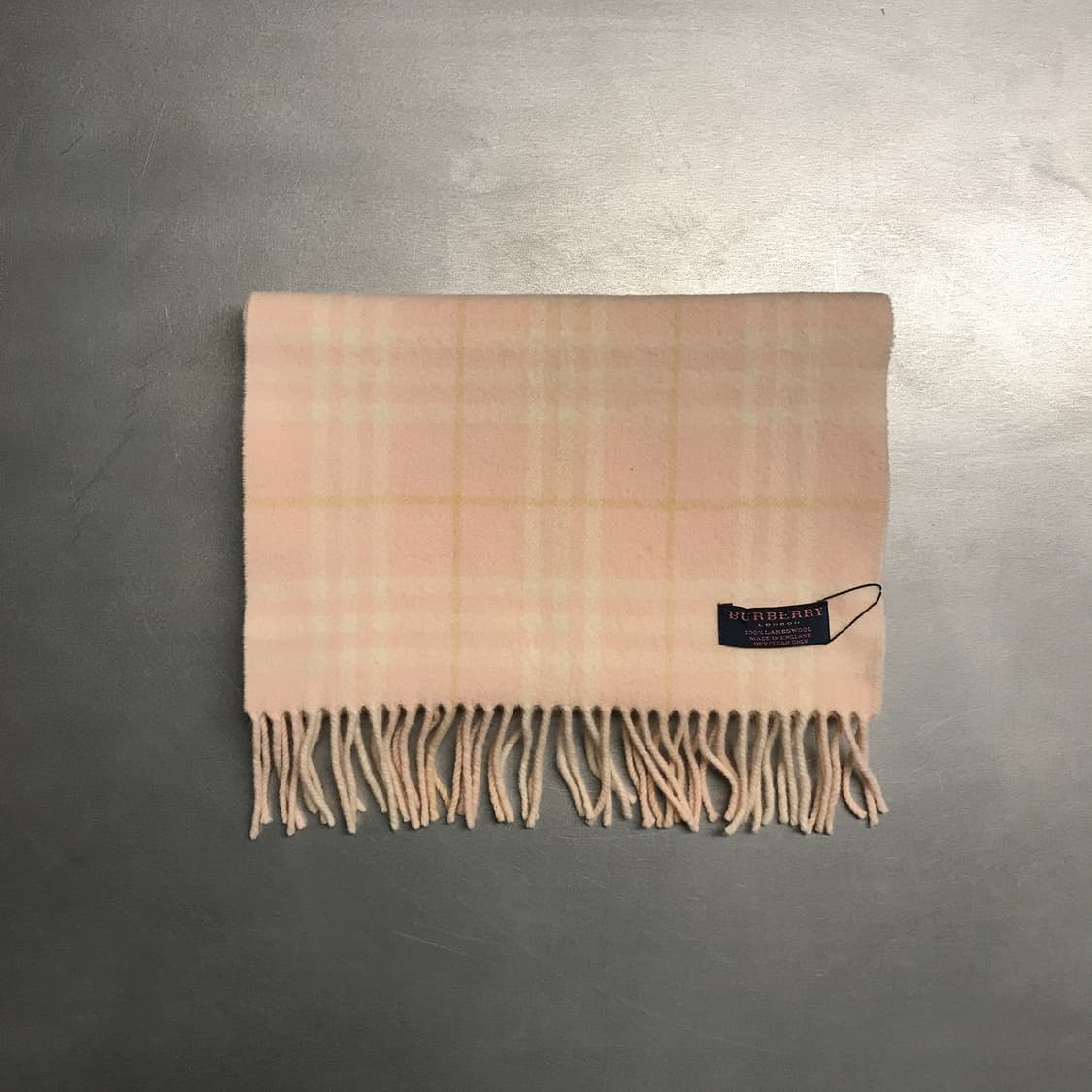 버버리 정품 램스울 머플러 핑크 상품이미지2
