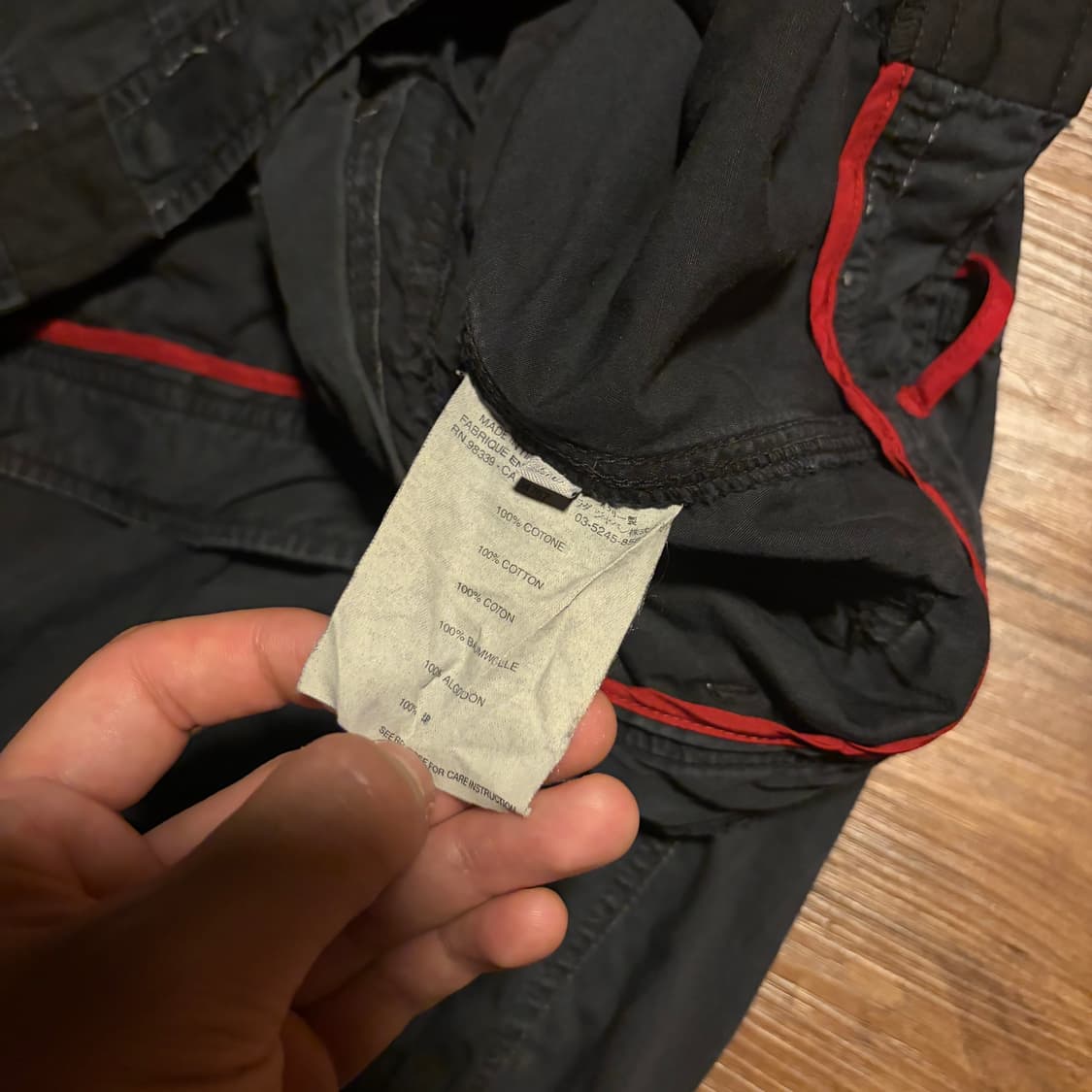 Prada sport washed cotton tapered pants 상품이미지7