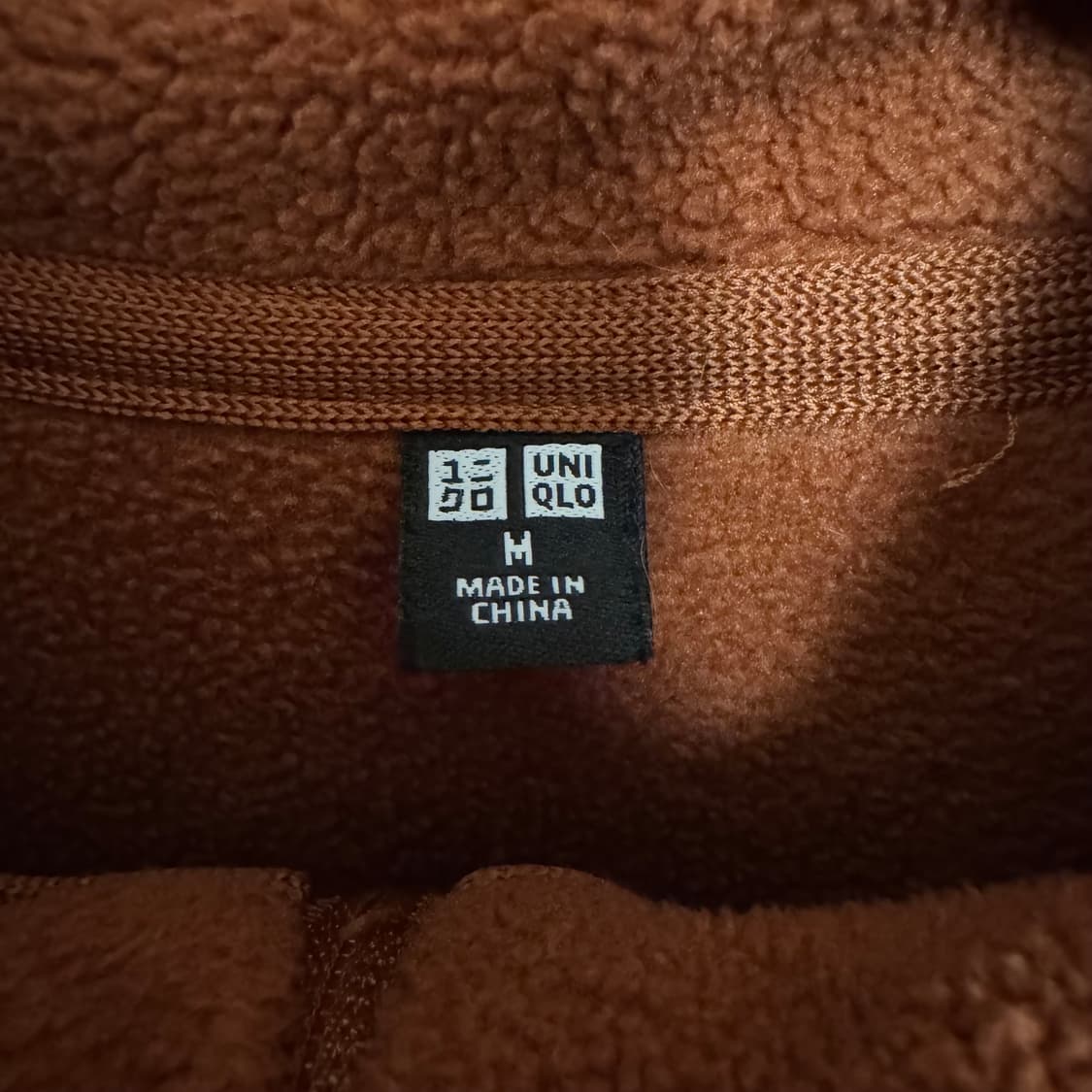 유니클로 후리스 된장색 M 상품이미지3