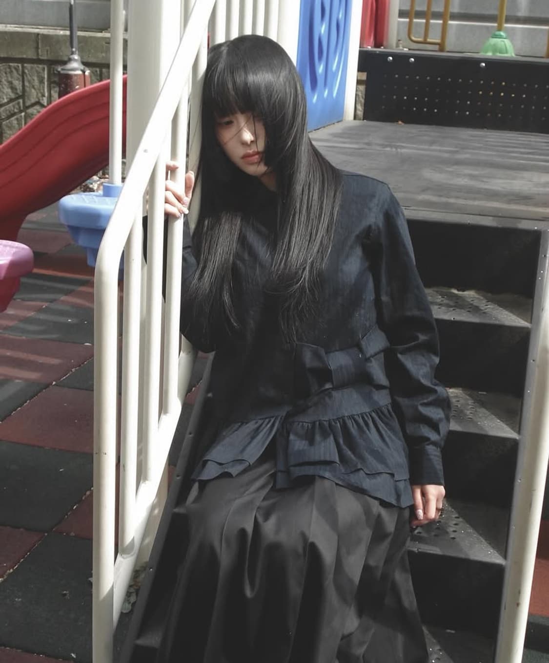 체메씨 Chemehc BOW FRILL SHIRT  상품이미지3